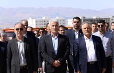 آئین آغاز عملیات آماده سازی سایت 370 هکتاری کوی ارم استان زنجان